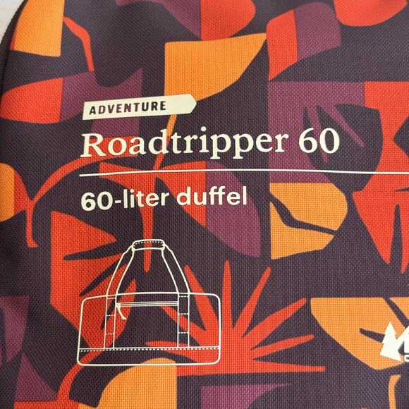 REI Roadtripper Duffle Bag 60 Liter and Medium Pod Bag Travel Sol Geo Raisin NEW - Picture 4 of 8